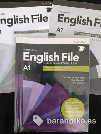 Учебник английского English File A1 + дополнительные материалы