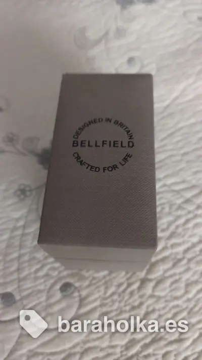 Мужской Браслет из стали с кожей марки Bellfield
