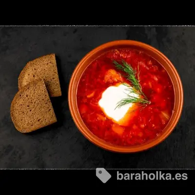Борщ украинский, порция
