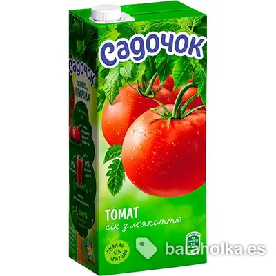 Сок «Садочок» томатный с мякотью, 0,95 л